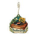 Furniture Lounge — Local inspiration custom wood ornament OC2128, photographic gold spiral hook