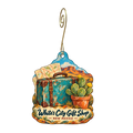 Property Management of White's City - White's City Cavern Inn — Store identity custom wood ornament OC2150, photographic gold spiral hook