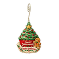 Sweet Savannah’s of the Fl keys — Christmas custom wood ornament OC2169, photographic gold spiral hook