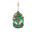 The Davis Music Shop — Local inspiration custom wood ornament OC2203, photographic gold spiral hook