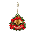 Museum of Making Music — Christmas custom wood ornament OC2229, photographic gold spiral hook