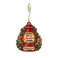 Bledsoe Creek State Park — Christmas custom wood ornament OC2247, photographic gold spiral hook