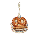 Frankenmuth Bavarian Inn — Local inspiration custom wood ornament OC2296, photographic gold spiral hook