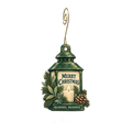 The Shop at Bloedel Reserve — Christmas custom wood ornament OC2304, photographic gold spiral hook
