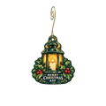 Alabama Shakesepeare Festival gift shop — Christmas custom wood ornament OC2307, photographic gold spiral hook