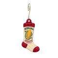 Jilly's Socks N Such — Local inspiration custom wood ornament OC2347, photographic gold spiral hook