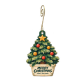 EN Fort Raleigh NHP Visitor Center — Christmas custom wood ornament OC2355, photographic gold spiral hook