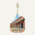 Nashville's Best Boutique Logo custom wood ornament OC236 hanging on hook