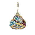 The Quarry — Local inspiration custom wood ornament OC2377, photographic gold spiral hook