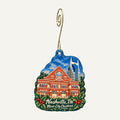 Nashville's Best Boutique Christmas custom wood ornament OC237 hanging on hook