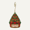 GreaterGood.com Christmas custom wood ornament OC240 hanging on hook