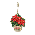 Gifts on Jefferson — Christmas custom wood ornament OC2433, photographic gold spiral hook