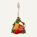 Country Music Hall of Fame and Museum - The Museum Store Christmas custom wood ornament OC243 hanging on hook