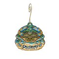 The Country House — Local inspiration custom wood ornament OC2440, photographic gold spiral hook