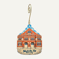 Country Music Hall of Fame and Museum - The Museum Store Town Icon custom wood ornament OC244 hanging on hook