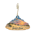 Cavalier Surf Shop — Local inspiration custom wood ornament OC2452, photographic gold spiral hook
