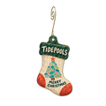 Tidepools of Maine — Christmas custom wood ornament OC2454, photographic gold spiral hook