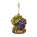 The Local Collective — Local inspiration custom wood ornament OC2490, photographic gold spiral hook