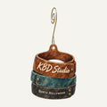 KBD Studio Logo custom wood ornament OC251 hanging on hook