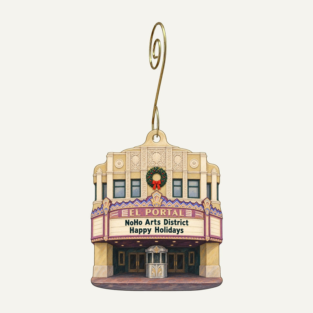 KBD Studio Christmas custom wood ornament OC252 hanging on hook