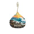 Drift Inn — Local inspiration custom wood ornament OC2559, photographic gold spiral hook