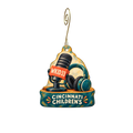 Cincinnati Children's Hospital Gift Shop — Local inspiration custom wood ornament OC2580, photographic gold spiral hook