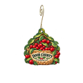 Sterling Mercantile & Garden Center — Local inspiration custom wood ornament OC2589, photographic gold spiral hook