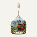 Phipps Conservatory and Botanical Gardens Town Icon custom wood ornament OC259 hanging on hook