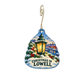 EN Lowell NHP Vc - Eastern National — Christmas custom wood ornament OC2600, photographic gold spiral hook