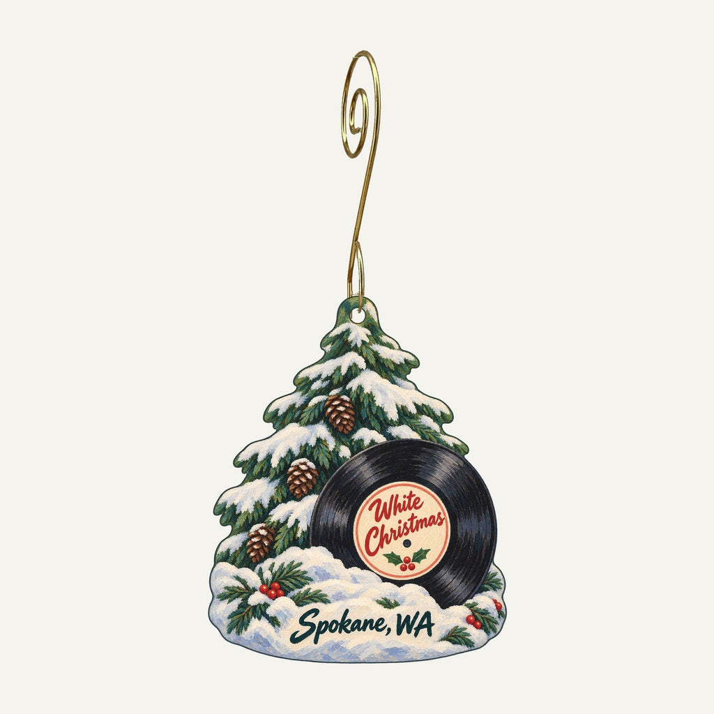 Northern Quest Resort & Casino Christmas custom wood ornament OC261 hanging on hook