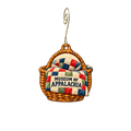 Museum of Appalachia — Store identity custom wood ornament OC2623, photographic gold spiral hook