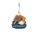 Museum of Appalachia — Local inspiration custom wood ornament OC2625, photographic gold spiral hook