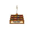 Main Street Goods and Goodies — Local inspiration custom wood ornament OC2646, photographic gold spiral hook