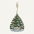 The Shop at the Gardens Christmas custom wood ornament OC264 hanging on hook