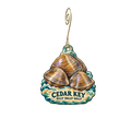 Dilly Dilly Gally — Local inspiration custom wood ornament OC2658, photographic gold spiral hook