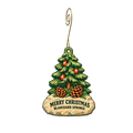 EN Ozark-St. Francis Nf — Christmas custom wood ornament OC2660, photographic gold spiral hook