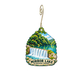 EN Ozark-St. Francis Nf — Local inspiration custom wood ornament OC2661, photographic gold spiral hook