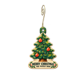 The Puzzle Shop (at Puzzle Rides) — Christmas custom wood ornament OC2669, photographic gold spiral hook