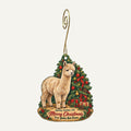 Farmer's Daughter Boutique at Bates Nut Farm Christmas custom wood ornament OC267 hanging on hook