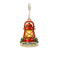 River's End Campground — Christmas custom wood ornament OC2681, photographic gold spiral hook