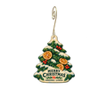 Angora Lakes Resort — Christmas custom wood ornament OC2687, photographic gold spiral hook