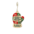 Open Door Thrift Store — Christmas custom wood ornament OC2699, photographic gold spiral hook