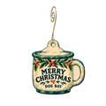 Doe Bay Resort & Retreat — Christmas custom wood ornament OC2702, photographic gold spiral hook