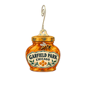 Garfield Park Conservatory — Local inspiration custom wood ornament OC2706, photographic gold spiral hook