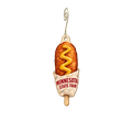 Rust and Rose Boutique — Local inspiration custom wood ornament OC2709, photographic gold spiral hook