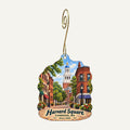 Zinnia Town Icon custom wood ornament OC271 hanging on hook