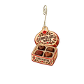 Julie's Shop On Paint — Local inspiration custom wood ornament OC2721, photographic gold spiral hook