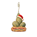 Anza-Borrego — Christmas custom wood ornament OC2735, photographic gold spiral hook