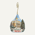 Hendersonville Community Co-op Christmas custom wood ornament OC273 hanging on hook