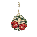 Seventh Mountain Resort — Christmas custom wood ornament OC2747, photographic gold spiral hook